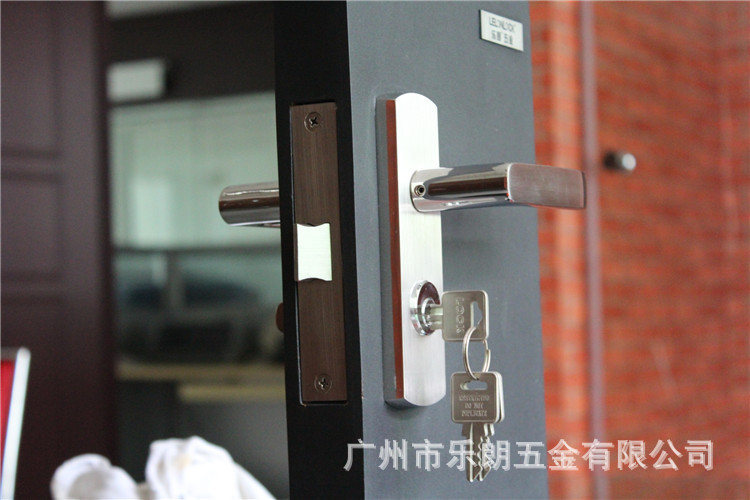 RSL-17 精鑄不銹鋼面板房門鎖(面板150mm)